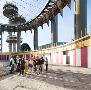 Students at Flushing Meadows Corona Park 